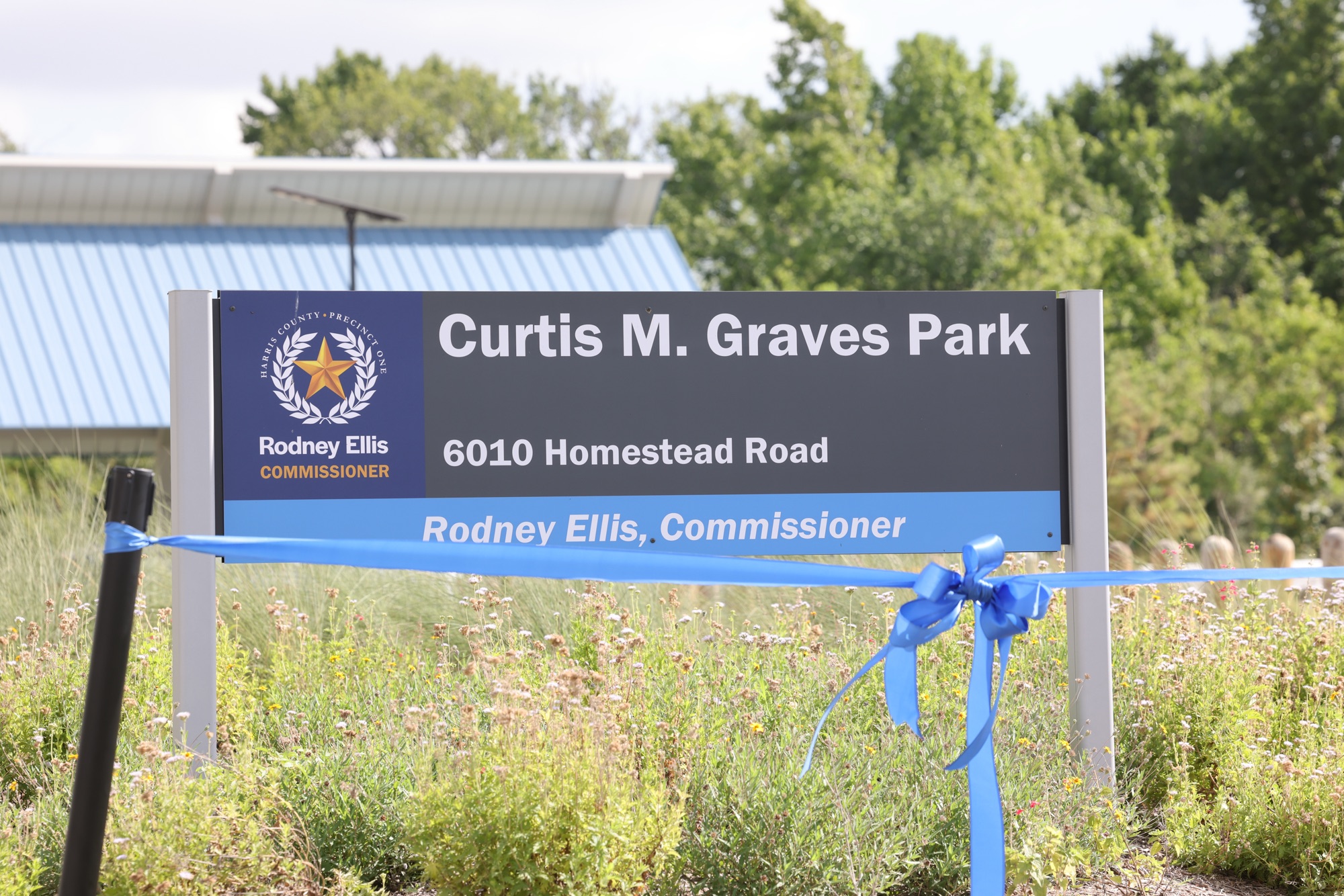 Photo from the Curtis Graves Park ribbon cutting and reception